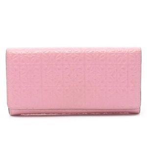 🍧 Loewe Long Pink Anagram Wallet